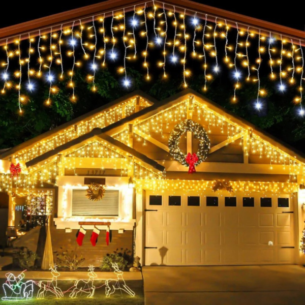 Nzmarket Outdoor LED Christmas Decoration Lights – Weatherproof & Vibrant