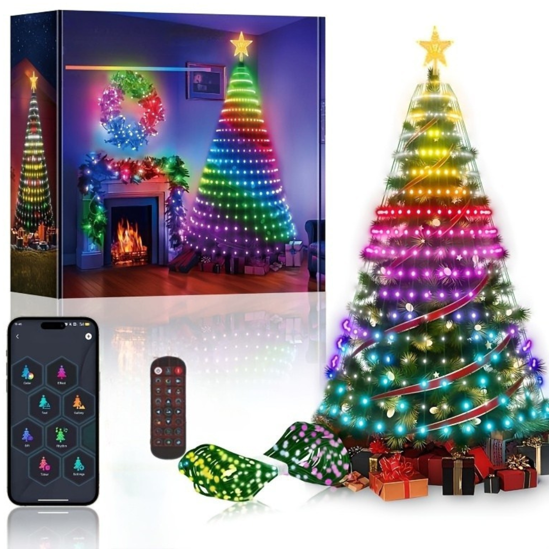 Nzmarket Pre-Lit LED Christmas Tree – 1.5m, 1.8m & 2.1m, Indoor & Outdoor