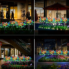 Nzmarket Solar Firework Burst Garden Lights – Warm White & Multicolour