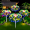 Nzmarket Solar Firework Burst Garden Lights – Warm White & Multicolour