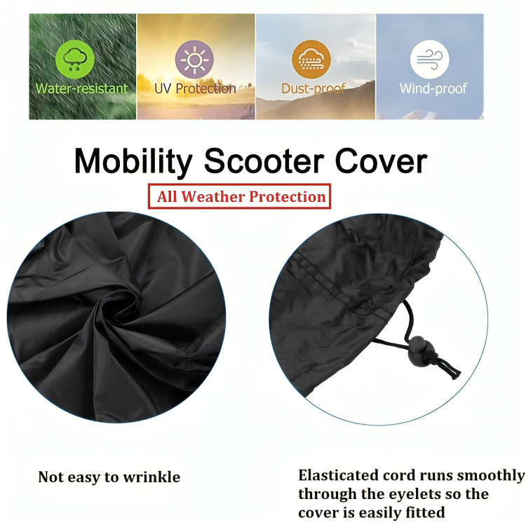 Nzmarket Heavy-Duty Waterproof Lawn Mower Cover – UV & Dust Resistant