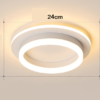 Nzmarket Gold LED Flush Mount Ceiling Light – Round & Square, Warm & 3-Colour