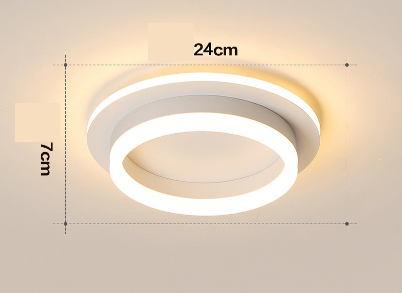 Nzmarket Gold LED Flush Mount Ceiling Light – Round & Square, Warm & 3-Colour