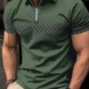 Elegant Classic Summer Polo Shirt for Men - Mink Tones