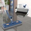 FlatEase Large Floor Mop – With Reusable Microfiber & 360° Swivel Head