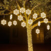Nzmarket Outdoor LED Snowflake Christmas Stake Lights – 6 Colour Options