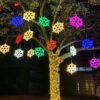 Nzmarket Outdoor LED Snowflake Christmas Stake Lights – 6 Colour Options