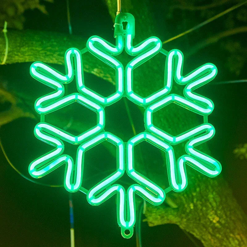 Nzmarket Outdoor LED Snowflake Christmas Stake Lights – 6 Colour Options