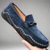 Flynn | Men's Suede Buckle Loafers