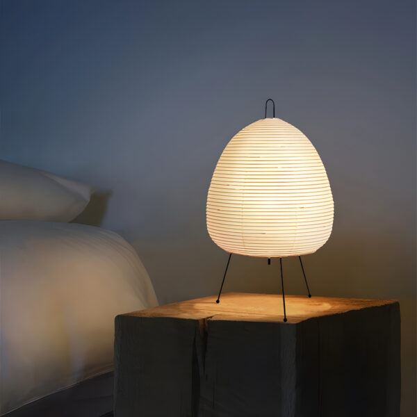 Nzmarket Shizuka Japanese Rice Paper Pendant Lamp – Soft Warm Glow