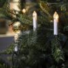 Nzmarket Warm White LED Christmas Candle Lights – Realistic Flickering, Flameless
