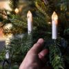 Nzmarket Warm White LED Christmas Candle Lights – Realistic Flickering, Flameless