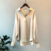 Elegant Satin Women's Blouse by Addie
