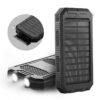 Solar External Power Bank – 20,000mAh, Waterproof & Portable USB Charger