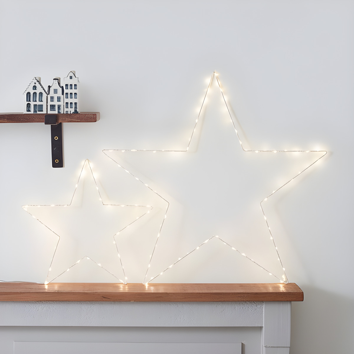 Nzmarket LED Star Light Christmas Ornament – Scandinavian-Inspired Warm Glow