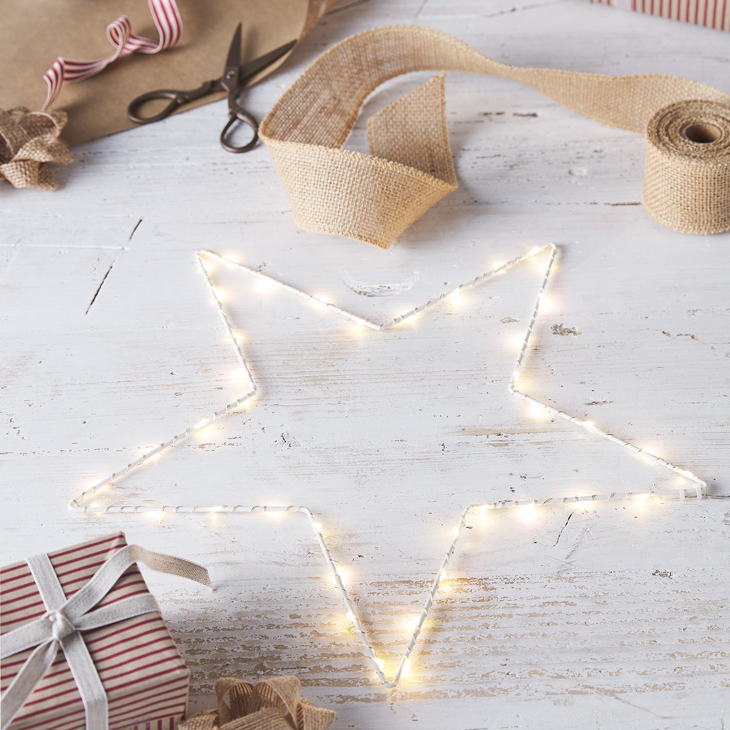 Nzmarket LED Star Light Christmas Ornament – Scandinavian-Inspired Warm Glow