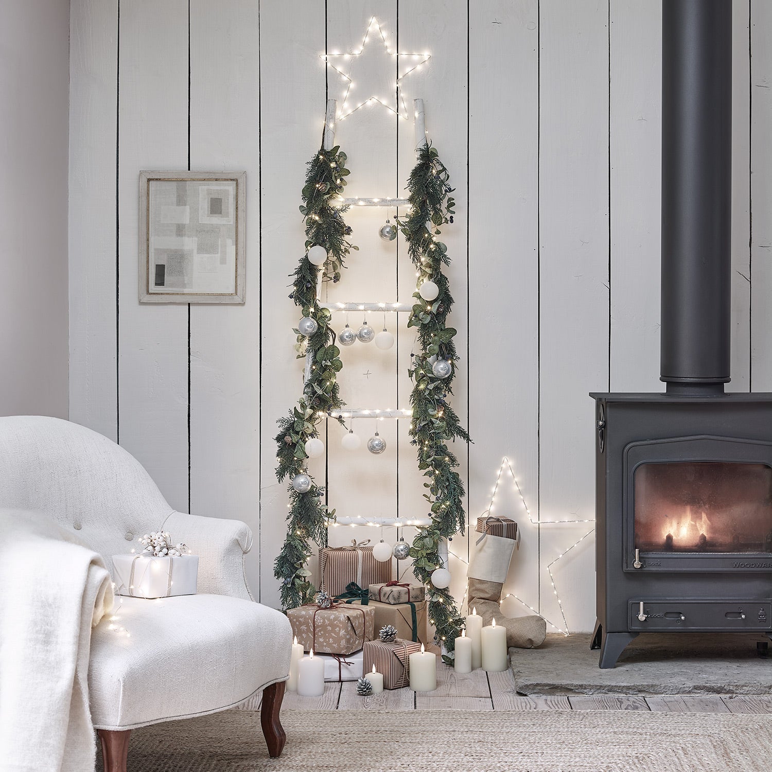 Nzmarket LED Star Light Christmas Ornament – Scandinavian-Inspired Warm Glow