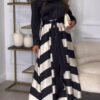 Diana | Striped Maxi Dress