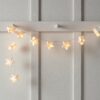 Nzmarket Hanging Paper Star Christmas Fairy Lights – Warm Glow Indoor Decoration