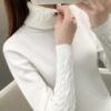 Cora - Stylish knitted turtleneck jumper