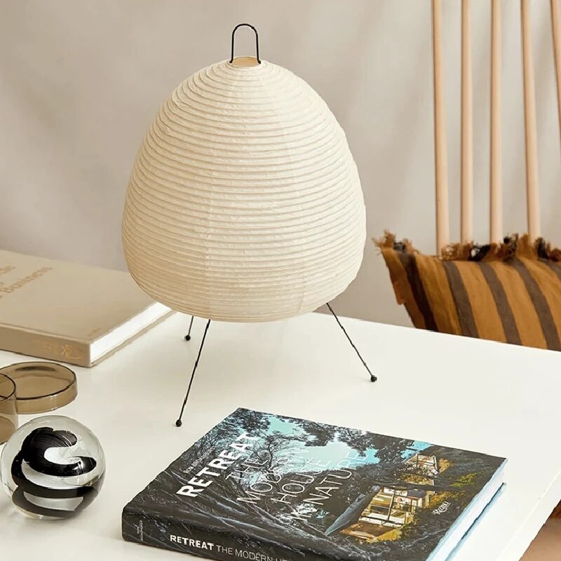 Nzmarket Shizuka Japanese Rice Paper Pendant Lamp – Soft Warm Glow