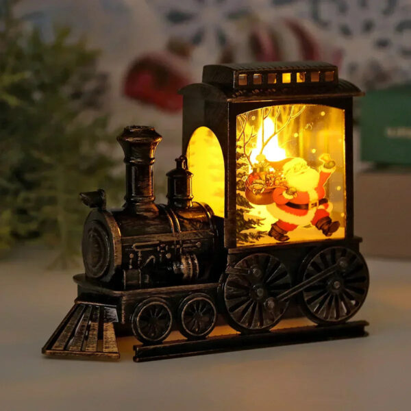 Nzmarket LED Vintage Train Lantern Christmas Light – Nostalgic Warm Glow