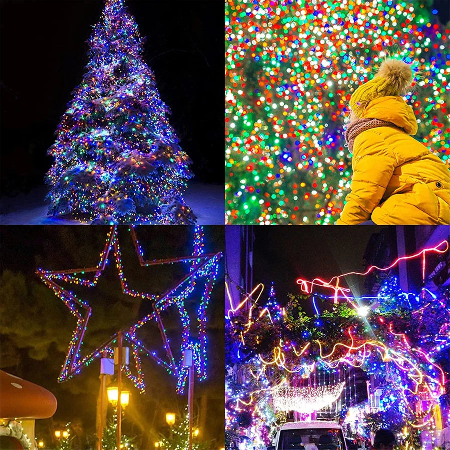 Nzmarket Outdoor Waterproof LED Rope Lights – Up to 100m, Warm & Multicolour