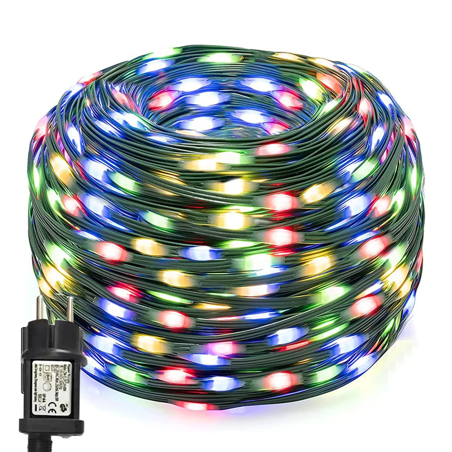 Nzmarket Outdoor Waterproof LED Rope Lights – Up to 100m, Warm & Multicolour