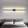 Nzmarket Long LED Wall Light – Matte Black, 4 Lengths up to 120cm